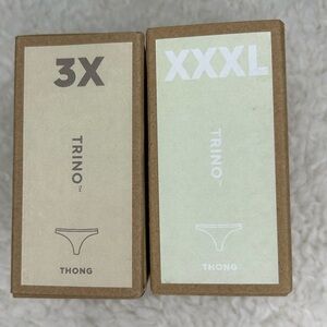 Allbirds Women’s Thong Underwear 2 Pack Size 3X XXXL NEW